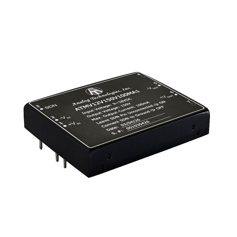 15W Isolated DC-DC Power Module ATMV12V150V100MA1