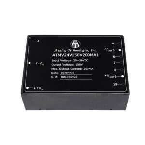 30W Isolated DC-DC Power Module ATMV24V150V200MA1